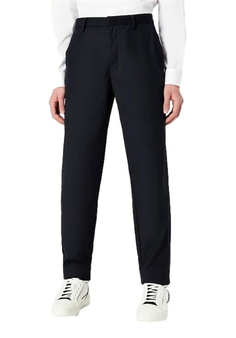 Pantaloni classici in misto viscosa e lana ARMANI EXCHANGE | Pantaloni | 3RZP01 ZNV0Z1200